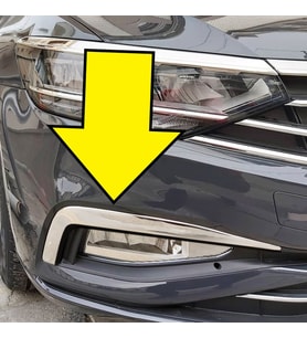 PASSAT B8.5 SİS FARI ÇERÇEVESİ KROM 2019 2020 2021 2022 2023