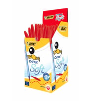 Bic Tükenmez Kalem Cristal Soft 1.0 MM Bilye Uç Kırmızı ( 50 Li Kutu ) 918520
