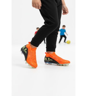 Playup Siyah Fuşya Bilekten Çoraplı Erkek Çocuk Krampon FK-252-153 F (Turuncu-Sıyah)