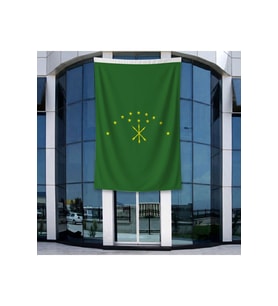 Adige Çerkes Bayrağı 140gr Premium Raşel Kumaş 400x600cm