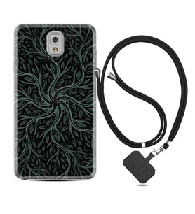 Samsung Note 3 4 5 8 9 20 Ultra 10 Lite Kılıf Boyun Askılı Silikon Sarmaşıklar 1675