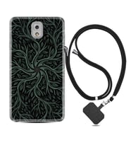 Samsung Note 3 4 5 8 9 20 Ultra 10 Lite Kılıf Boyun Askılı Silikon Sarmaşıklar 1675