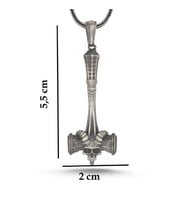925 Ayar Viking Şavaş Çekici Kolye