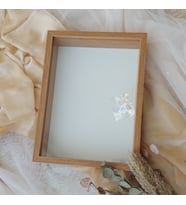 30x40 Cm Bambu Gül Anı Çerçevesi! Fotoğraf Bölümsüz! İsimsiz Ledli! Gül Anı Çerçevesi-HKM Ticaret(Fotoğraf Hediye)