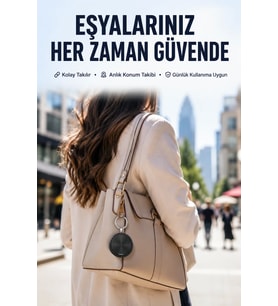 Akıllı Konum Bulucu AirTag Apple ve Android Uyumlu Takip Cihazı