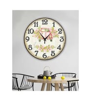 bilge Tasarım RETRO Duvar Saati 35 x 35 CM (Karışık)