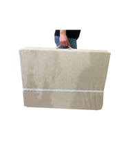Katlanır Yatak Yer Yatağı Sünger Yatak Tek Kişilik 80x180 Krem Kırçıllı