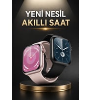 Akıllı Saat Alarm ve Titreşim Uyku ve Sağlık Takibi GPS Uyumlu Nabız Ölçer Sesli Görüşme