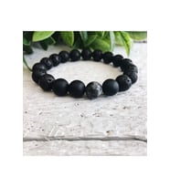 Unisex - Lav - Onix - Labradorit Doğal Taşlı Padore Bileklik  Handmade > Enerjinizi Yükseltin!