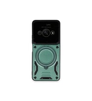 Newface Xiaomi Poco C61 Kılıf Joy Lens Standlı Kapak - Koyu Yeşil