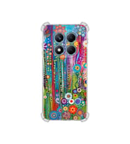 PrintiFy Redmi Note 14 Pro Plus ile Uyumlu Düşlerin Dansı Serisi Folklorik Bahçe Tasarımlı Uv Baskılı Köşe Korumalı Antişok Kılıf