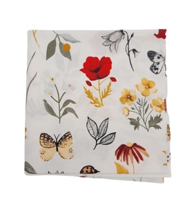 Angel Çanta Aksesuar 80x35 cm Pamuklu Astarlık Kumaş Renkli Çiçekli No:37