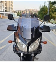 MOTOCAM Suzuki V-Strom DL 650 Ön Cam 2004-2010 Model 45cm Füme Renkli 4mm