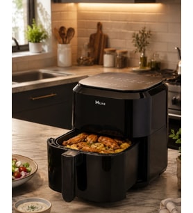 Dokunmatik Air Fryer 4 Litre Yağsız Fritöz 1360w Güçlü Pişirme