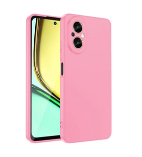 Realme 12 Lite Uyumlu Kılıf Zore Mara Lansman Kapak (Pembe)