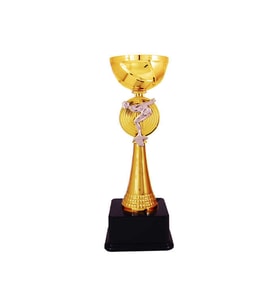 Yüzme Figürlü Ödül Kupası 28 cm