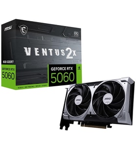 MSI 8GB RTX5060 VENTUS 2X OC GDDR7 128bit HDMI DP PCIe 5.0
