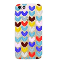 PrintiFy Huawei Y5 2018 ile Uyumlu Water Color 1  Kamera Korumalı Şeffaf  Kılıf