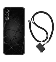 General Mobile Gm 23 Kılıf Silikon Boyun Askılı İpli Desenli Silikon Dikenli Tel 1779