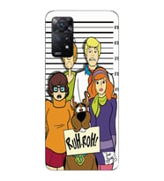 Xiaomi Redmi Note 11 PRO Uyumlu Scooby Doo Tasarımlı Şeffaf Telefon Kılıfı
