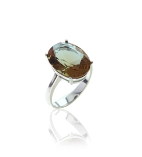 Söğütlü Silver zultanit (renk değiştiren taşlar) yüzük (Gümüş)