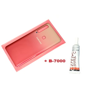 Samsung Galaxy A9 A920 2018 Arka Pil Batarya Kapağı (CAM+B-7000) KIRMIZI