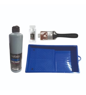 CADENCE AMBIENTE 250 ML KOYU ARDUVAZ GRİ ISLAK ZEMİN BOYA SETİ
