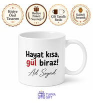 Mizah Seven İçin Kişiye Özel İsimli Baskılı Kupa Bardak Komik Hediye