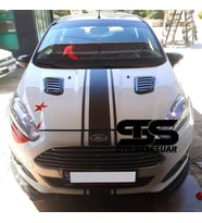 Ford Fiesta Uyumlu Piano Black Kaput Üstü Havalandırma Izgarası