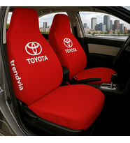 Toyota Araç Ön ve Arka Koltuk Kılıfı – Penye Oto Servis Koruma Kılıfı (Kırmızı)
