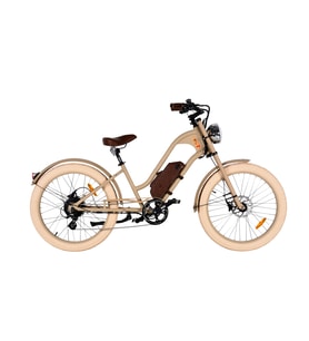 Citycoco Vacay 350W Bisiklet ( CC01618, 350W, BEJ- HAKİ-SİYAH )
