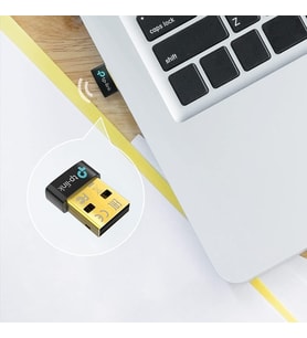 UB500, Bluetooth 5.4, (PC dizüstü bilgisayar masaüstü bilgisayar için, Windows 10/8.1/8/7 Plug & Play destekler), Nano USB Bluetooth Adaptör