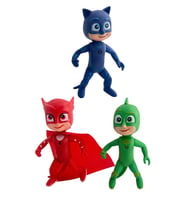 Pijamaskeliler Büyük Boy Karakterler Pjmasks Oyuncak 3lü Set (Çok Renkli)