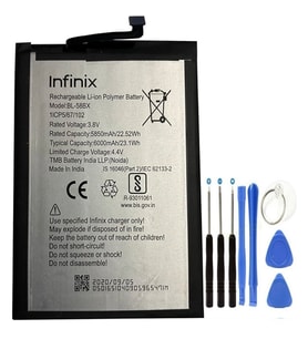 İnifix Smart 5 Pil Batarya Bl-58bx+tamir Set 6000 Mah