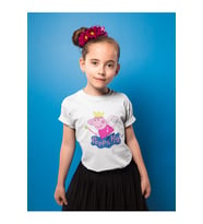 Peppa Pig Baskılı Unisex Çizgi Film Çocuk Tişört (1-12 Yaş)