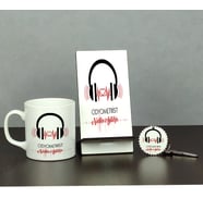Odyometriste Hediye Üçlü Set (Kupa + Telefon Standı + Anahtarlık)