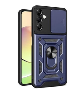 Coverzone Galaxy A14 ?le Uyumlu PhoenixShield Kamera Korumal? Kapak Tam Koruma Manyetik Vega Kapak Lacivert