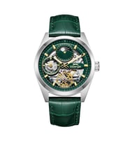 Slazenger SL.09.2559.2.05 Quatrz Yeşil Deri Kordon 44 mm Erkek Kol Saati