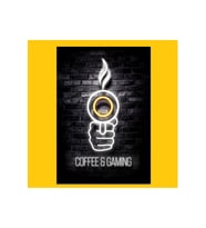 Ahsap Poster Coffee & Gaming