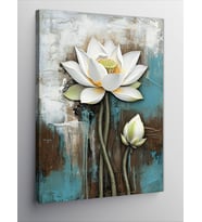 Kanvas Tablo Lotus Çiçekleri