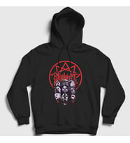 Presmono Unisex Siyah Band Slipknot Kapüşonlu Sweatshirt 112182tt