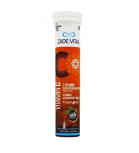 Zade Vital Vitamin C 20 Efervesan Tablet
