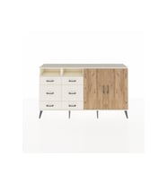 Arges Konsol 4 Raflı 6 Çekmeceli 2 Kapaklı 176x30x99 Aytaşı-Çam/Aytaşı