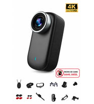 M11 Mini 4K Ultra HD WiFi Aksiyon Kamerası Geniş Açılı 1.5'' Ekranlı Manyetik Spor Kamerası
