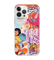 Iphone 12 Pro Uyumlu Totally Spies Kolaj Tasarımlı Şeffaf Telefon Kılıfı
