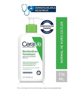 Cerave Nemlendiren Temizleyici Normal Kuruciltler Yüz Vücut 236 ml