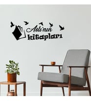 Isimli Ve Kuşlu Okuma Köşesi Duvar Panosu