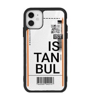 iPhone 11 Uyumlu Bilet Tasarımlı Glossy Telefon Kılıfı