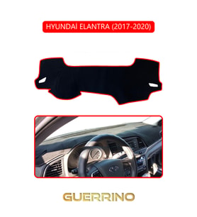 HYUNDAİ ELANTRA 2017-2020TORPİDO KORUMA HALISI KIRMIZI KENAR