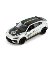 Kinsmart Lamborghini Urus Çek Bırak Araba 1:38 Diecast Model Araba Decalli (Beyaz)